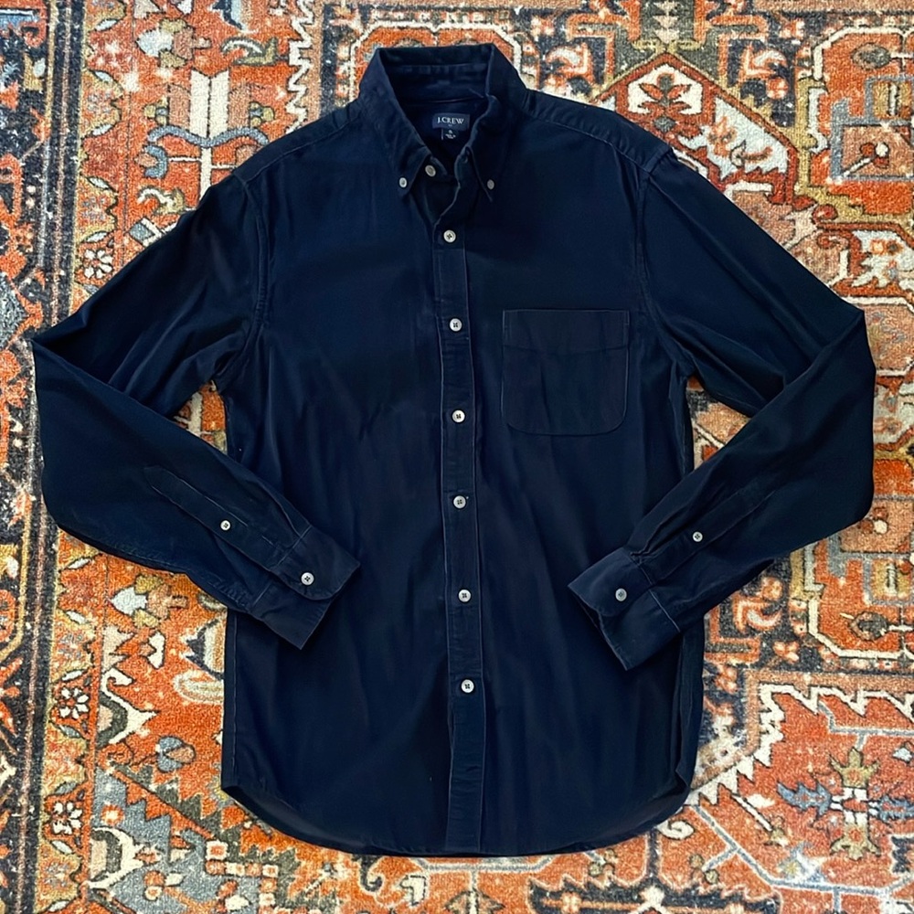 J. Crew Men's corduroy Casual Button Down Shirt